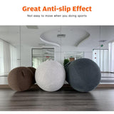 65cm Cotton Linen Yoga Ball Cover Protective Exercise Ball Skin Wrap Accessory V1308-DSZKI-632