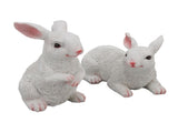 1 Pair Bunny Rabbit Ornaments Decorations Resin Art Craft Animal Model Sculpture Statue Figurine for V1294-YM0512-3111220285911