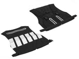 Reflective Safety Vest Cycling Clothes Waistcoat for Courtyard Training Sports EquipmentBlack White V1294-YM0901-3111210127211