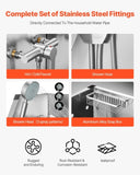 127 cm Electric Dog Grooming Bath Tub Stainless Steel w Water Filter V952-DDSJBXGCWYG5A2PK5V3