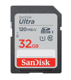 SanDisk Ultra 32GB SDHC SDXC UHS-I Memory Card 120MB/s Full HD Class 10 Speed Shock Proof V1202-V2-FMS-SDUL-32G2