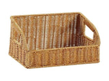 Wicker Storage Basket, Rectangular Woven Basket for Storage, Plastic Decorative Boxes for Kitchen V1370-AZ4-18874