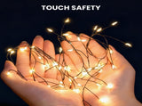 900 LED Warm White USB Fairy String Lights with Remote, 30m Black Wire, IP44 Waterproof 8-Mode V1107-USB FAIRY STRING LIGHTS
