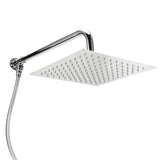 G1/2 Thread 25cm Wall Mounted Shower Stainless Steel Bathroom Rainfall Shower AccessoriesShower V1294-YM0901-3112200111012