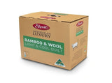 Easyrest Australian Made Light & Cool Bamboo / Wool Quilt for Spring/ Summer Single V442-ERT-QUILT-WOOLBAMBOO-WHITE-SB
