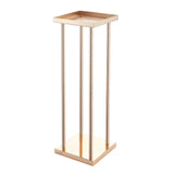 Wedding Flower Stand, 10PCS 60cm Column Flower Stand, Floral Stands with Metal Laminate, Cylindrical V952-HLHJLFT10J60MT7YR001V0