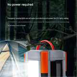 Saltwater Powered LED Camping Lantern - Emergency Light with 72 Hour Runtime, No Battery Required, V888-ELOSUNG56221
