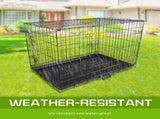 Wire Dog Cage Foldable Crate Kennel 48in with Tray V274-PET-WC48
