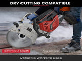 BAUMR-AG 350mm Professional Concrete Demolition Saw 74cc 2-Stroke, Wet and Dry Demo Cutting, 14" V219-SAWCONBMP8CA