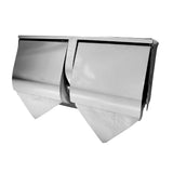 SS Double Toilet Roll Holder with Shelf V959-DTPR0026
