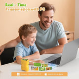 1000x Digital Children's Microscope - With 2 Inch IPS Screen & 8 LED Lights - Handy & Easy to Use V1188-ZXY-131-788