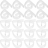 50pcs Plasticcloth Clips for Indoor and Wedding Use with Firm Grip and Furniture Protection, V1192-AZ-W-21394