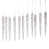 Acrylic Christmas Icicle Ornaments 13cm Hanging Decor V1142-RB1005009531481091