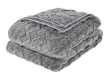 Weighted Blanket, 9 kg, 1524 x 2032 mm Queen Size, Sherpa Fleece Heavy Blanket with Glass Beads, V952-JZMTYGRTHRT2DXUNJ001V0