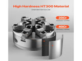 6-Jaw Lathe Chuck, 6 Inch , Self-Centering Chuck with D1-4 Cam Lock Backing Plate, 0.12-5.71 V952-JGKPDBB6GKZ6AF42HV0