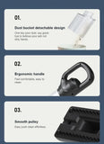 Cordless Handheld Vacuum Cleaner, 120W 10KPa Suction, 2000mAh Rechargeable Portable Cleaner, Black V1188-MS-617-015