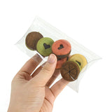 100 Pack of Pillow Rectangle Shaped Gift Box - Wedding or Product Bomboniere Jewelry Gift Party V382-100PILLOWPVCBOX