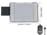 USB-Powered Pet Cooling Mat with Upgraded Fan Ventilation, Anti-Bite Cord, Breathable Mesh Surface V1341-ZY-8ALFRSRF-GREY