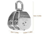SWETRACE Cable Weight Pulley System Silver for Transportation Equipment 1Pcs 3.5In V1189-LWWAL-20260327-03461