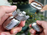 Atomic Bomb Fidget Spinner 3 in 1 EDC Clicker Toy Gift Brass V1173-ATOBO-BS