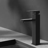 Cefito Bathroom Basin Mixer Tap Square Tall Faucet Vanity Laundry Black TAP-A-81H57T-BK