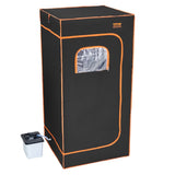 VEVOR Portable Steam Sauna Tent Full Size 2000W Personal Sauna Blanket W/ Chair,880 x 880 x 1780 mm V952-ZQBXSSNQCCS1TM5YTV3