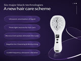 Multi-function Scalp Applicator Comb - Ultrasonic Spray, Red/Blue Light, Microcurrent V888-ELOSUNG26056