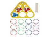 Ring Throw Pool Game Toy EVA Floating Foam with Balls for Kids Adults Water Sports Outdoor Party V1294-YM0521-3111230071611