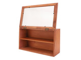 Wood Desktop Organizer Freestanding Wooden Display Shelves Desktop Display Cabinet for Mini Figures V1294-YM0901-3117250002611