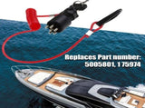 Plastic Ignitions Starter Switches And Key Set 175974 5005801 Suitable for 40 To 200HP Outboard V1192-AZ-W-23691