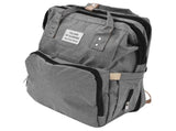 Backpack Multifunctional Foldable Large Capacity Baby Diaper Storage Bag for TravelLight Grey V1294-YM0523-3117210159812