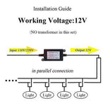 10PCS 12V LED Waterproof Outdoor Garden Spotlights Landscape Light Flood Lights V201-EAZ01982WL8-10AU