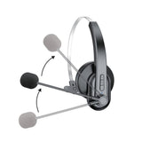 Bluetooth Wireless Headset with Mic and Charging Dock for PC and Call Center Use V1263-JX-6996