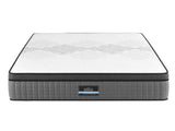 Giselle Bedding Queen Mattress 37cm 4-in-1 Adjustable Firmness Cooling Gel Memory Foam Dual-Zone MATTRESS-B-VIVE-37-Q
