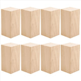 Basswood Carving Blocks 4 x 2 x 2 Inch,Large Whittling Wood Carving Blocks Kit for Kids Adults V1370-AZ4-07780