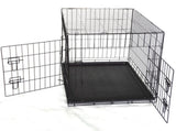 YES4PETS 48' Collapsible Metal Dog Cat Crate Cat Rabbit Puppy Cage With Tray V278-CR48