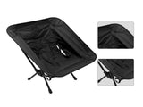 Outdoor Portable Folding Moon Chair Lightweight Leisure Camping Children Chair for Beach Fishing V1294-YM0717-3111220205311