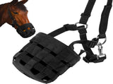 Durable Ventilated Grazing Muzzle with Attached Breakaway Halter - Lightweight Horse Muzzle, V1192-AZ-W-2873