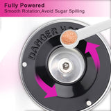 Portable Cotton Candy Machine Desktop Cotton Candy Maker 450W Candy Floss Machine with Splash V1294-YM0901-H47124BL-EU