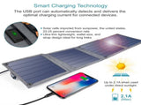 CHOETECH SC004 14W USB Foldable Solar Powered Charger V28-ELECHOSC004
