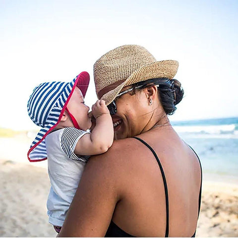 Sunday Afternoon Infant Sun Sprout Hat UPF50+ | Navy/White Stripe Infant DTK-S2F01553B55721