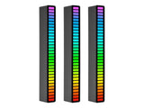 RGB Sound Control Rhythm Lights 3 PCS 32 LED 18 Colors Audio Spectrum Mode 5 of Speed 4 V1294-YM0901-H43033B-3