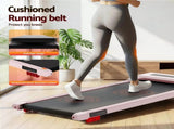 Everfit Treadmill Electric Walking Pad Incline Under Desk Home Gym 380mm Pink TMILL-380-INC-PK
