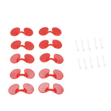 1000Set 6cm Chicken Blinders with Holes Plastic Anti Pecking Chicken Eye Glasses Goggles Accessory V1294-YM0714-3111210362111