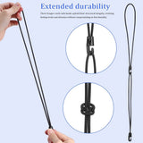 25Pcs Short Bungee Cords with Hooks Black Elastic Tie Downs for Outdoor Camping and Storage V1369-AZ3-W-14550