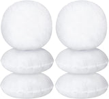 6 Pcs Round Pillow Insert Bulk White Decorative Throw Pillows Insert for Sofa, Cushion and Bed V1258-DP02-C-3192