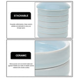 1Set Stackable Ceramic Pigment Plates Water Dropper Porcelain Paint Palette Tray V1192-AZ-W-30352
