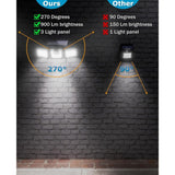 3-Head Solar Spotlight With Motion Detector V1188-MS-227-1856