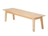 Levede 1XDining Chairs Bench Chair Seat Nature CH1066-NT