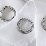 Pair of White Eyelet Sheer Curtains 140 x 225cm V442-ABR-CURTAIN-EYELETSHEER-WHITE-RE